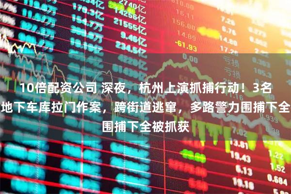 10倍配资公司 深夜，杭州上演抓捕行动！3名嫌疑人地下车库拉门作案，跨街道逃窜，多路警力围捕下全被抓获